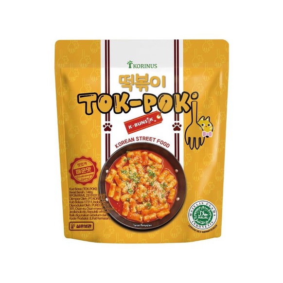 

Tok-Poki Korean Street Food K-Bunsik 140G