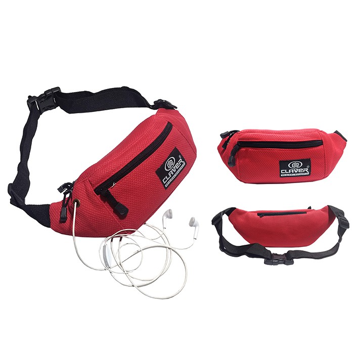 WAISTBAG SLINGBAG // Tas Pinggang CLAVER Slempang Outdoor Travel