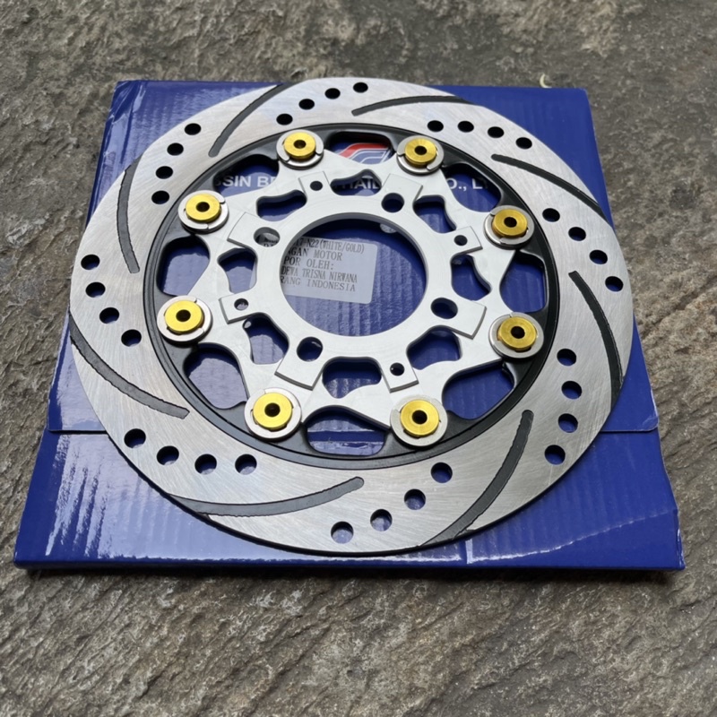 Disc Piringan Rem Cakram Depan Ukuran 220MM Discbrake 4 lubang Motor Mio Beat scoopy Vario Jupiter