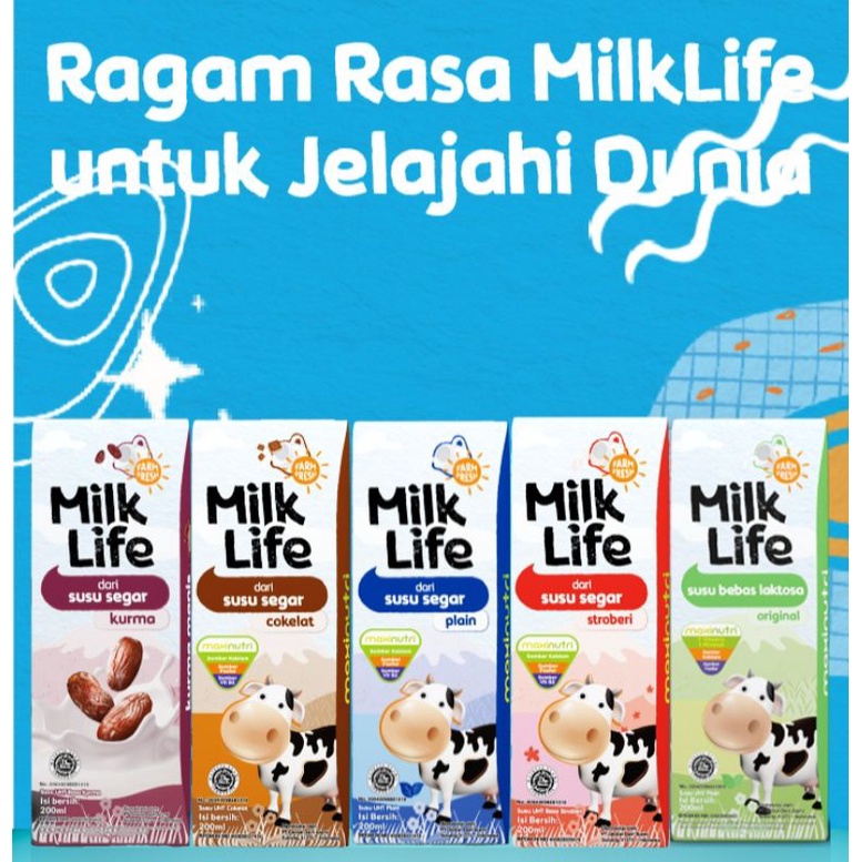 

Milk Life Susu UHT 200ml X 24pcs