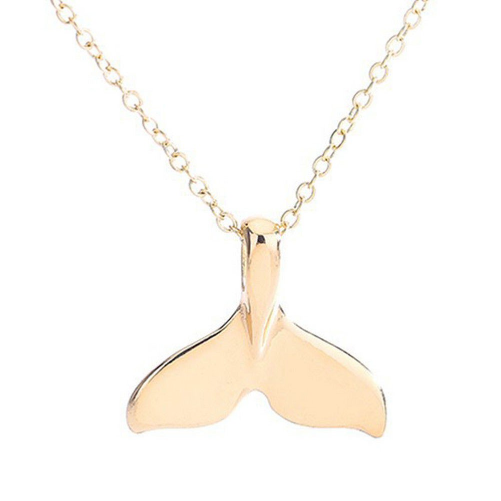 New Design Fish Whale Tail Pendant Necklace for Women