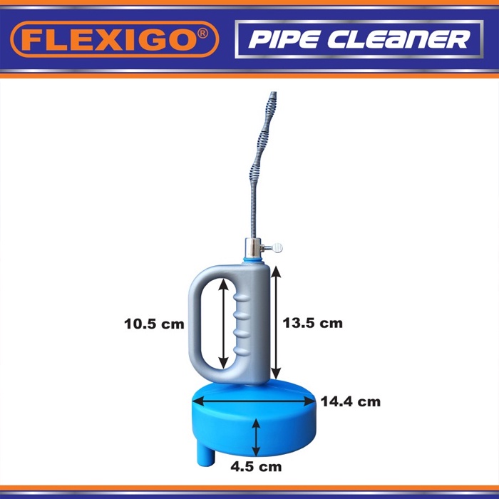 Pipe Cleaner 10 Meter x 1/4&quot; Pembersih Pipa Mampet / Flexigo flex Sling