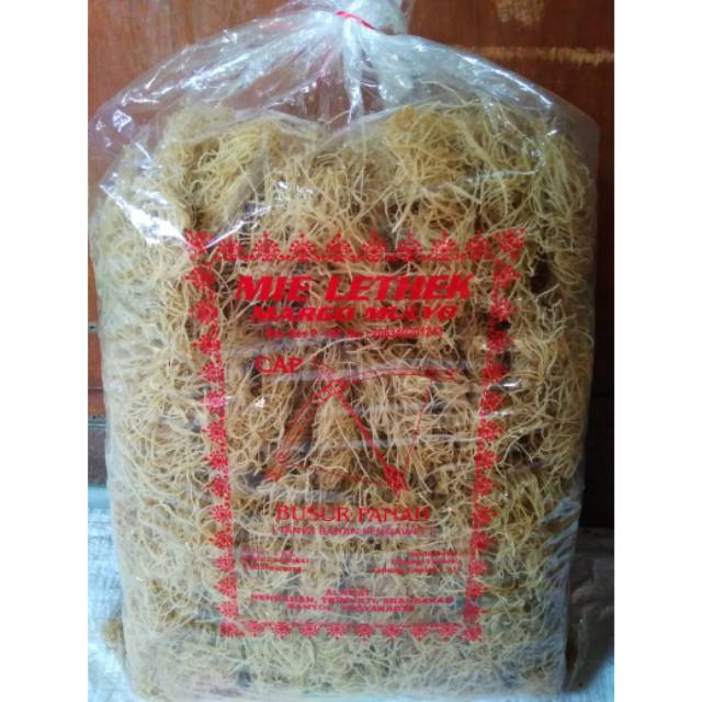 

MIE LETHEK ASLI KHAS BANTUL MERK MARGO MULYO ENAK ORIGINAL 1 KG
