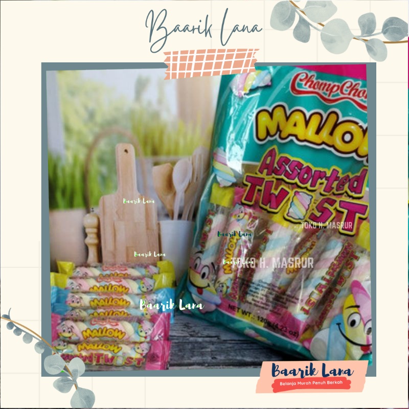 Marshmallow Chomp Chomp Rolls Mallow Assorted Twist