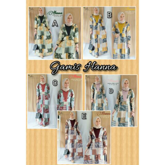 GAMIS MAXMARA KOMBINASI TOYOBO MOTIF KOTAK