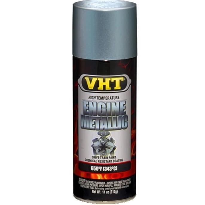 Cat Semprot Blok Mesin Vht Anti Panas Warna Titanium Silver Blue Usa