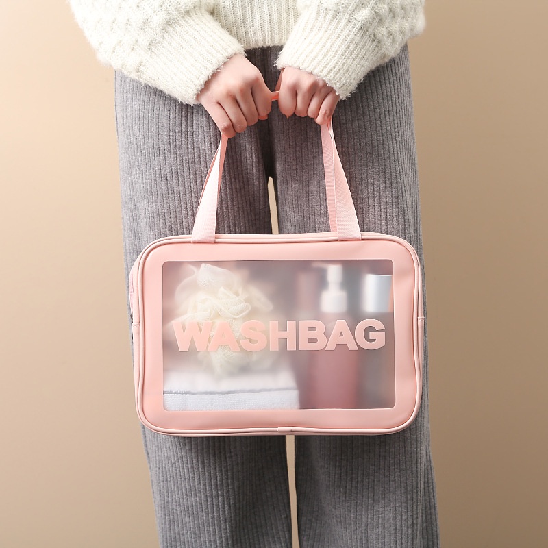 GO! WK641Tas Kosmetik Transparant washbag Pouch Travel Make Up Bag Organizer Waterproof cosmetik