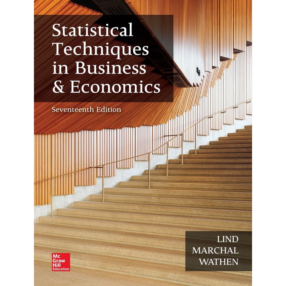 

BUKU STATISTICALS TECHNIQUES IN BUSINESS & ECONOMICS - HARD COVER