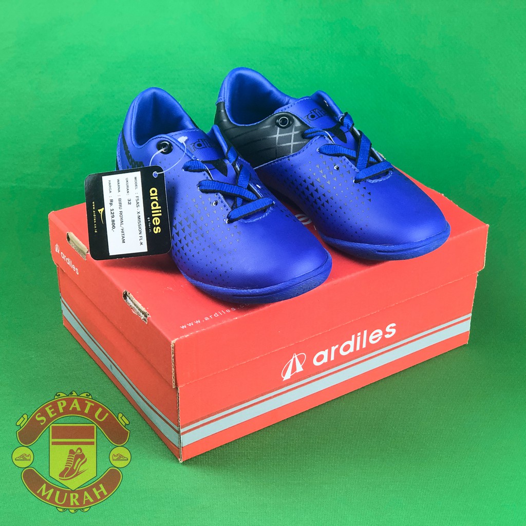 Sepatu Futsal Ardiles Mission - Biru Royal/Hitam