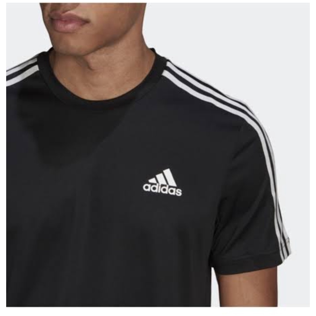 Adidas 3 stripe original Tshirt / kaus adidas Aeroready Designed