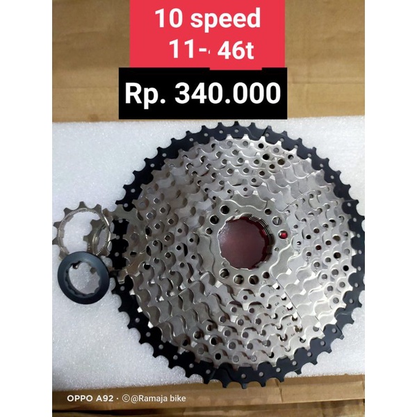 Sprocket Casette 10 Speed 11-46t Sprocket 10 Speed