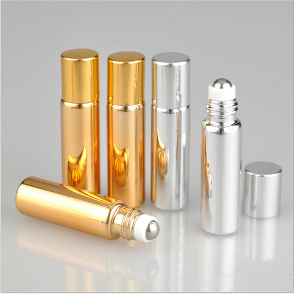 Agustinina Essential Oil Roller Botol Travel Mini Stainless Steel Roller Ball Massager Roll On Roller Botol