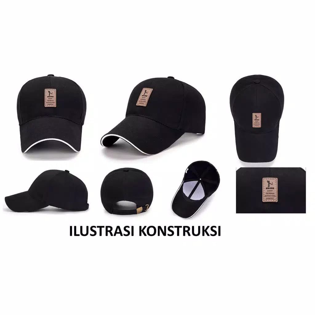 Baseball cap : EDIKO - Topi baseball topi golf topi pria impor - FAS - 192