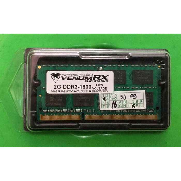 Jual Sodimm RAM Venom 4GB DDR3L Indonesia|Shopee Indonesia