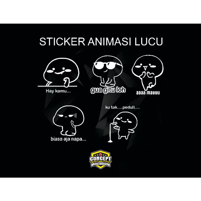 

STIKER ANIMASI LUCU