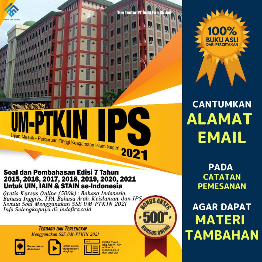 Buku Um Ptkin Ips 2021 Bekal Lulus Soal Umptkin 2021 Soshum Shopee Indonesia