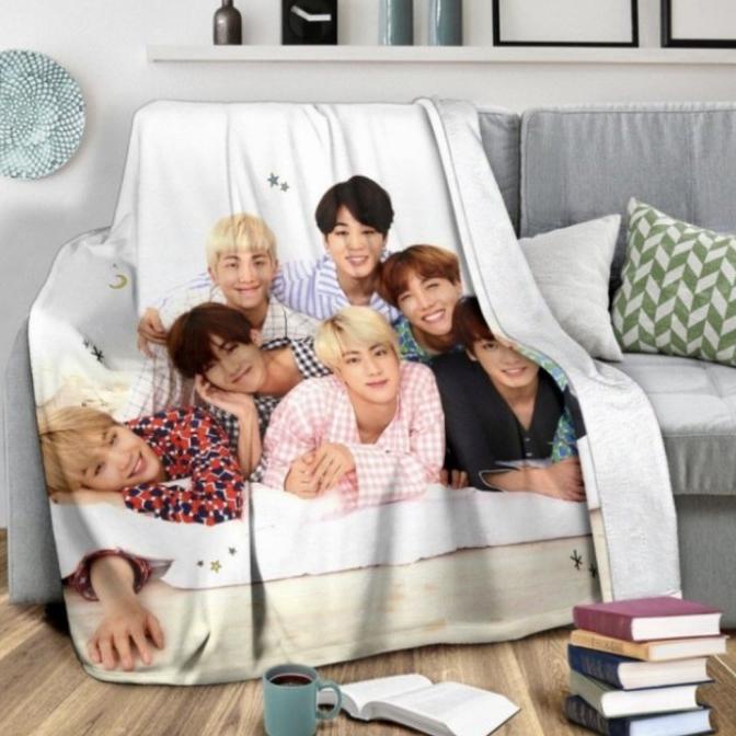 PROMO SELIMUT BTS BT21 KPOP ( PACKING AMAN )