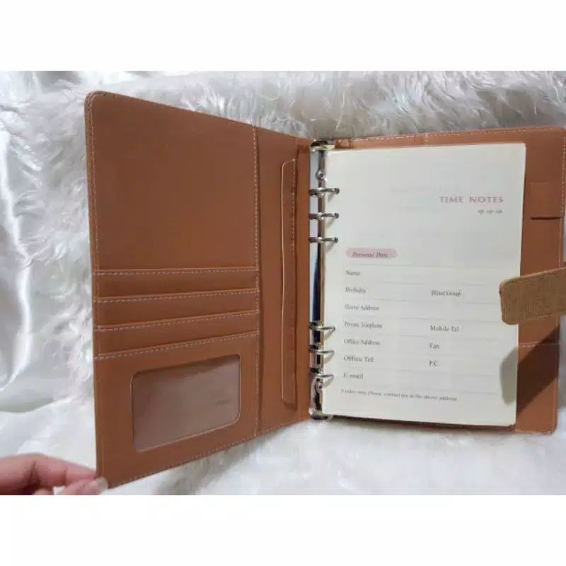 AG 01 Agenda Kulit Exclusive / Agenda Binder Kulit / Notebook Kulit dapat di custom Logo Perusahaan