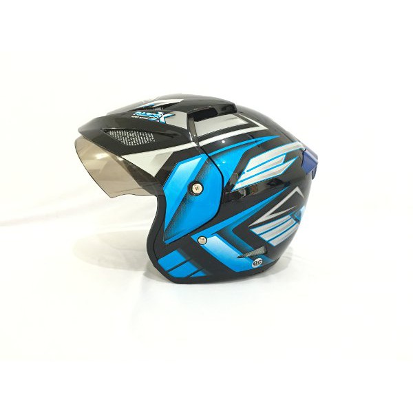 HELM RAZOR 883 HITAM LIST BIRU