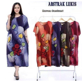 baju multi fungsi/baju perang emak emak/ daster abstrak/ daster murah