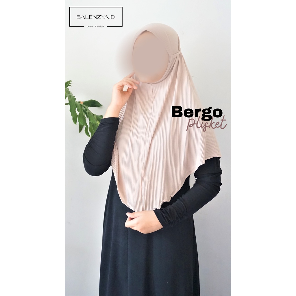 Bergo  JUMBO /plisket/hijabplisket/