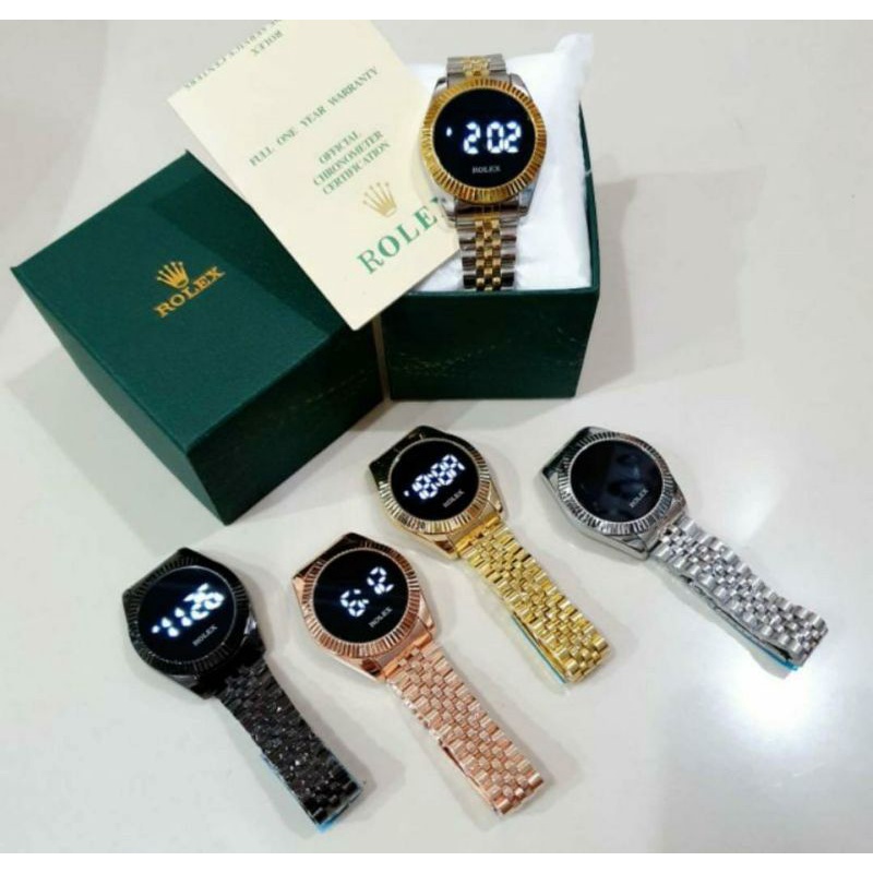 JAM TANGAN STAINLESS DIGITAL TOUCHSCREEN BUSINESS LIMITED TERLARIS TOUCHWATCH STAINLESS STRAP