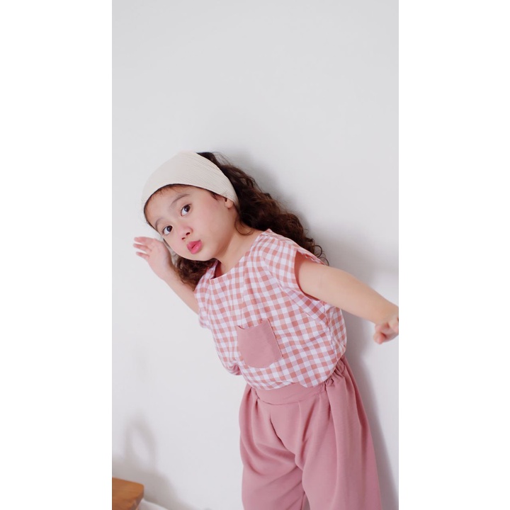 Tokomilkan - Setelan Anak Perempuan FATIMAH | Set Baju Anak Perempuan BATWING Umur 1 - 6 Tahun