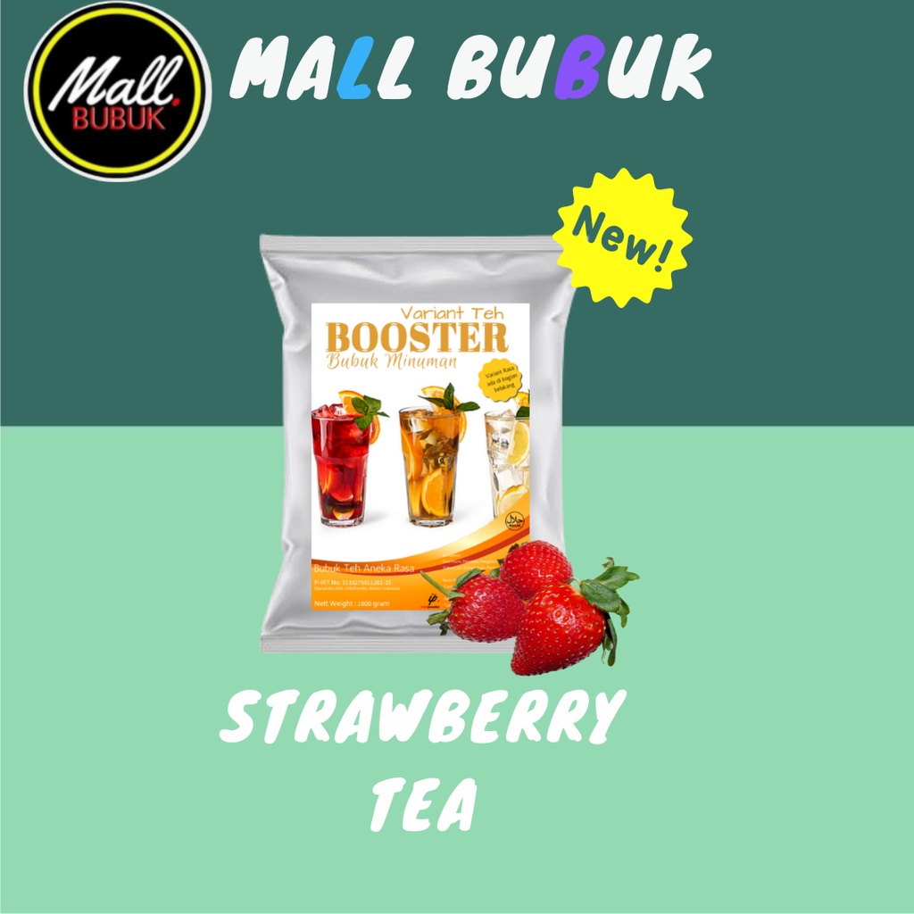 

Bubuk Minuman rasa STRAWBERRY TEA 1Kg -Bubuk Minuman STRAWBERRY TEA - STRAWBERRY TEA