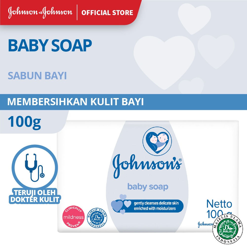 Jual JOHNSON'S Baby Soap - Sabun Bayi 100gr Indonesia|Shopee Indonesia