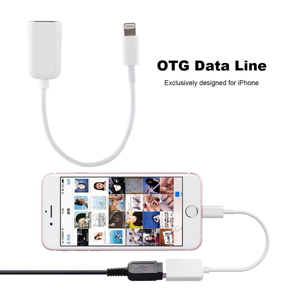 Kabel Data OTG USB OTG untuk Iphone | Shop   ee Indonesia