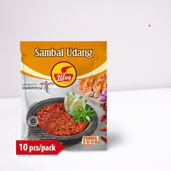 Finna Uleg sambel udang ( 1 pak isi 10 ) sambal udang asli enak dan pedas