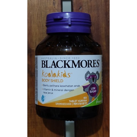 Blackmores Koala Kids (30 Kapsul) / Body Shiled / Fruity Fishies / Imun Anak / Zinc