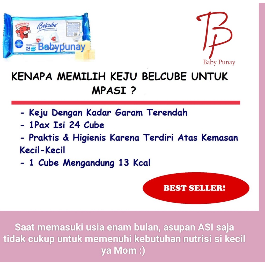 (PROMO!!) Keju Belcube Keju MPASI Bayi / keju mpasi | keju bayi | makanan bayi