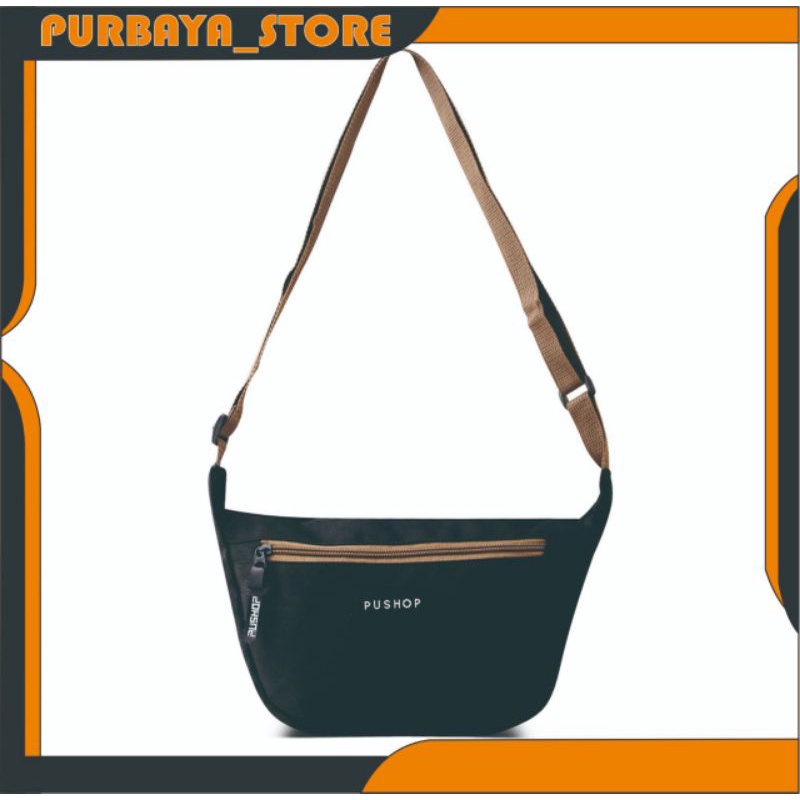 Tas Selempang Pria Wanita PUSHOP Dikie Slingbag Trend Casual Dikie