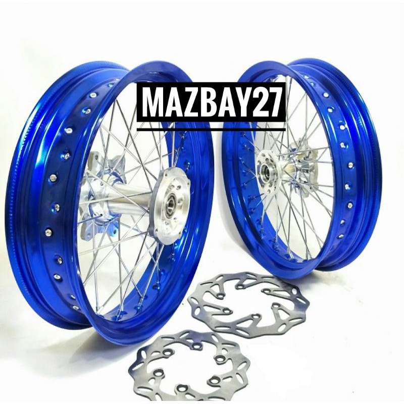 Velg Supermoto 17 300 350 Honda CRF 150 Sepaket
