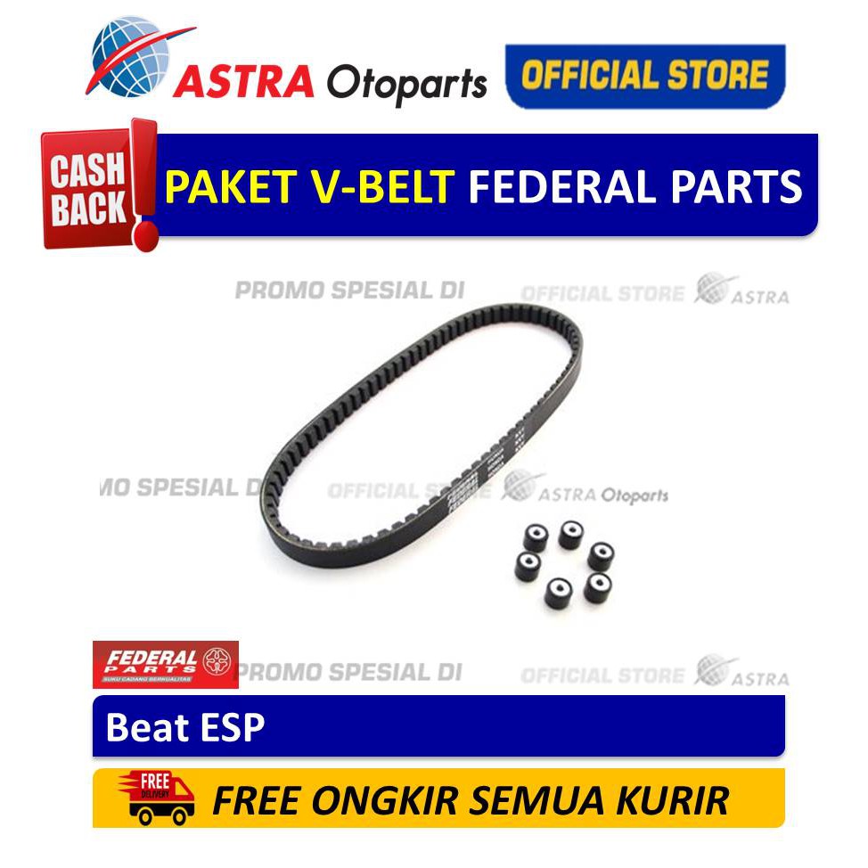 PAKET V-BELT Federal Parts untuk Beat ESP