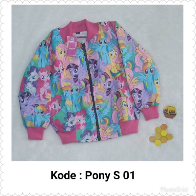 Jaket Anak Little Pony uk S