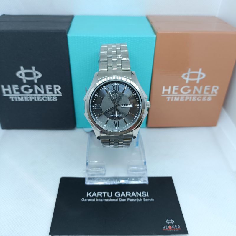 JAM TANGAN PRIA HEGNER HW 8001G / HW 8001G GARANSI RESMI ORIGINAL