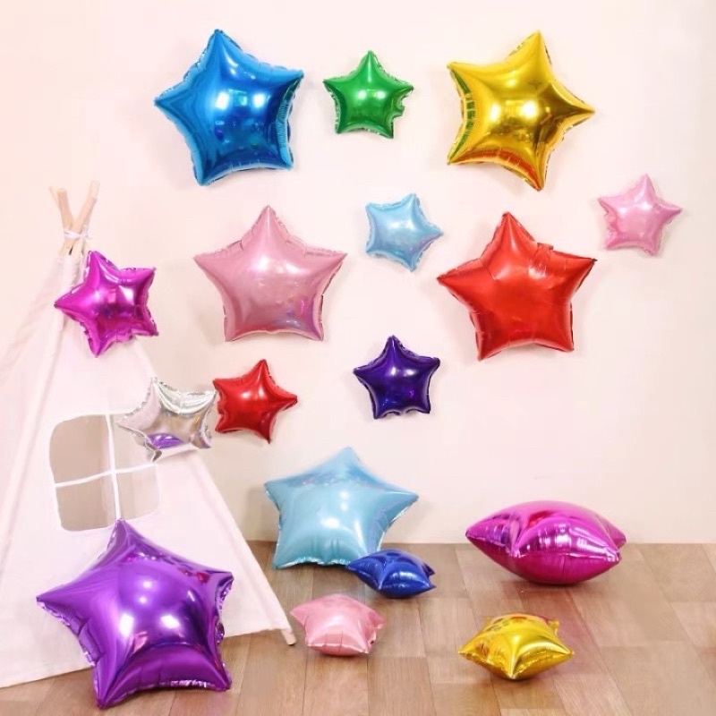 Balon Foil Bintang / Love 10inci