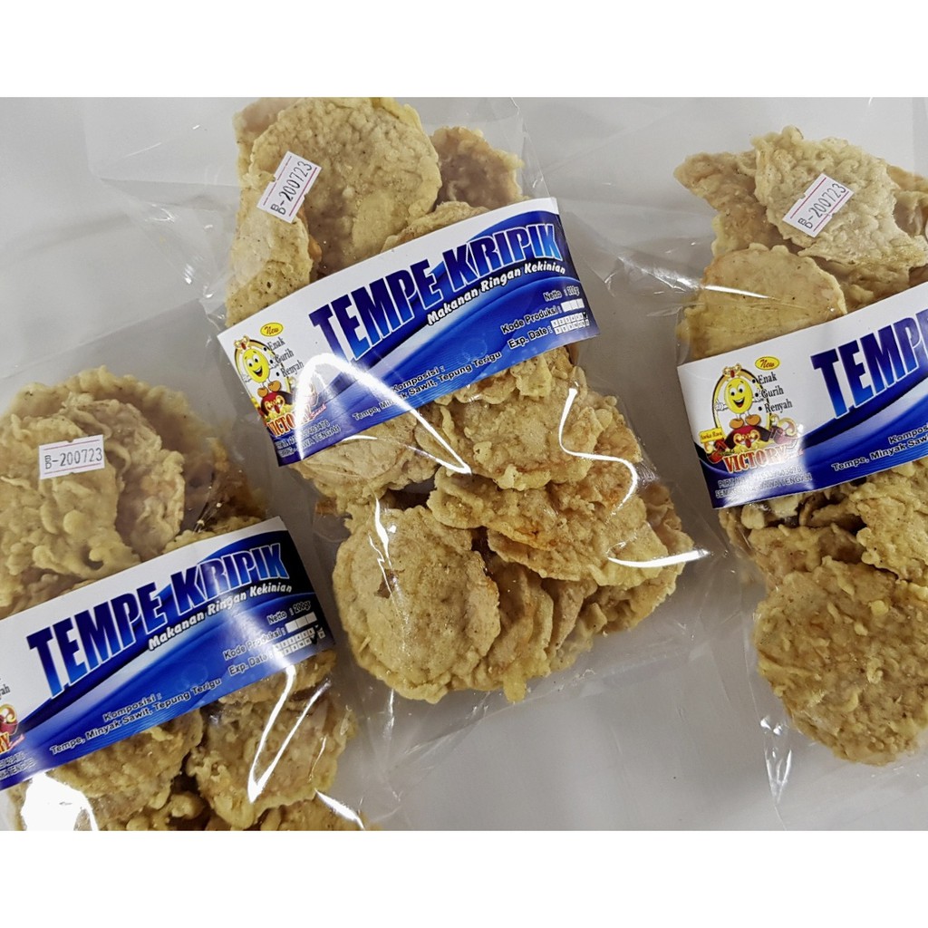 

Victory Snack - Camilan Tempe Kripik Gurih nikmat murah 200 gr