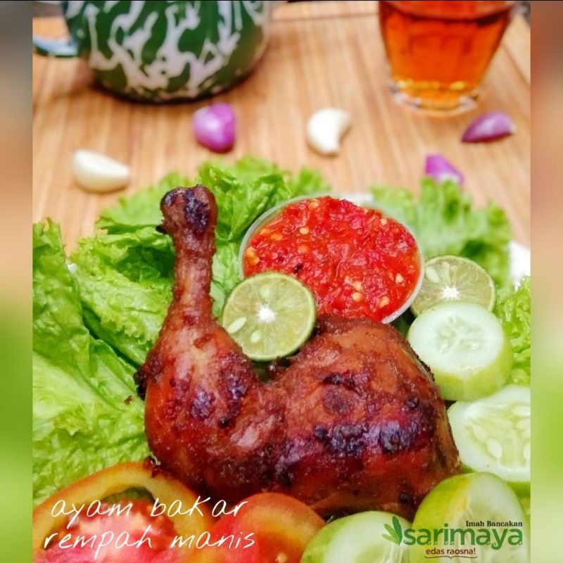 

Ayam Ungkep Rempah Manis siap bakar 4 potong (Frozen)