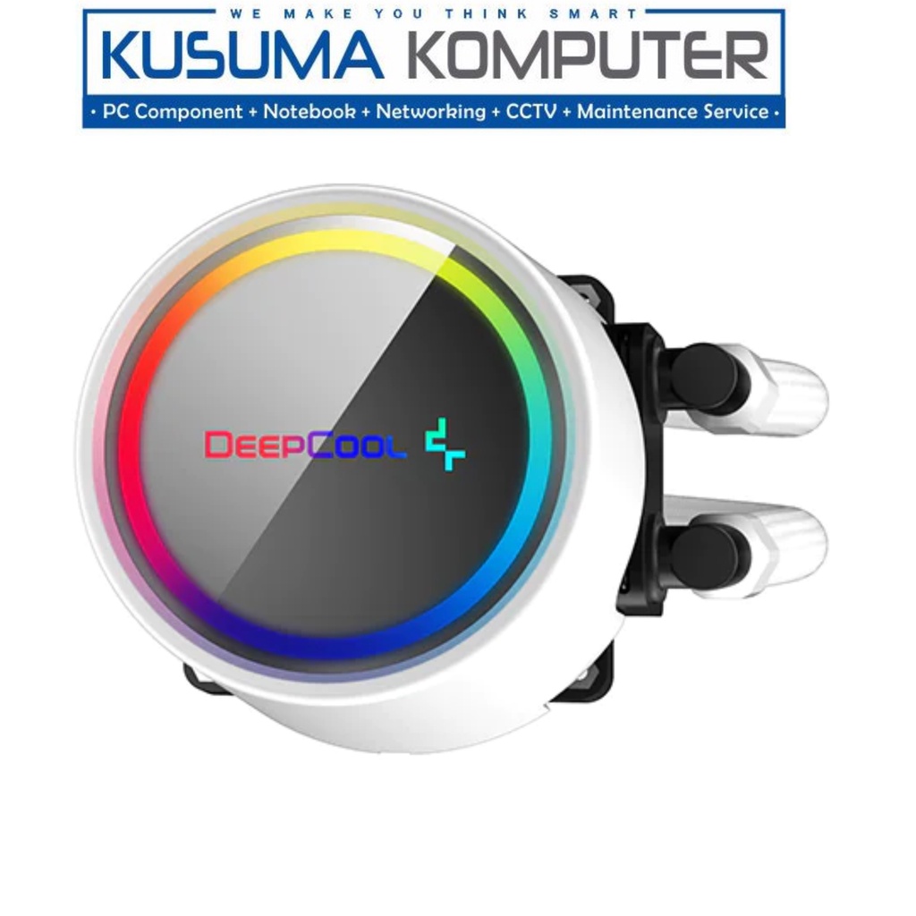 Deepcool GAMMAXX L360 ARGB White Liquid CPU Cooler Support LGA 1700
