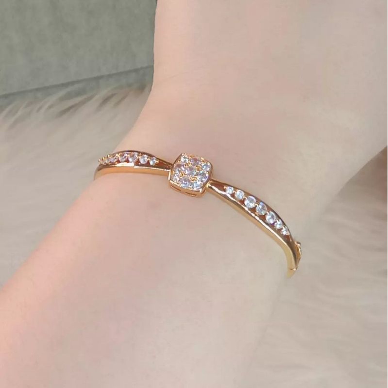 La Vienne - Gelang Bangle Titanium Wanita - 5 Variasi Lameila