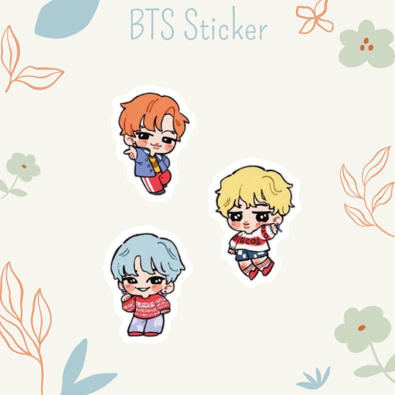 7 pcs bangtan(bts) Sticker