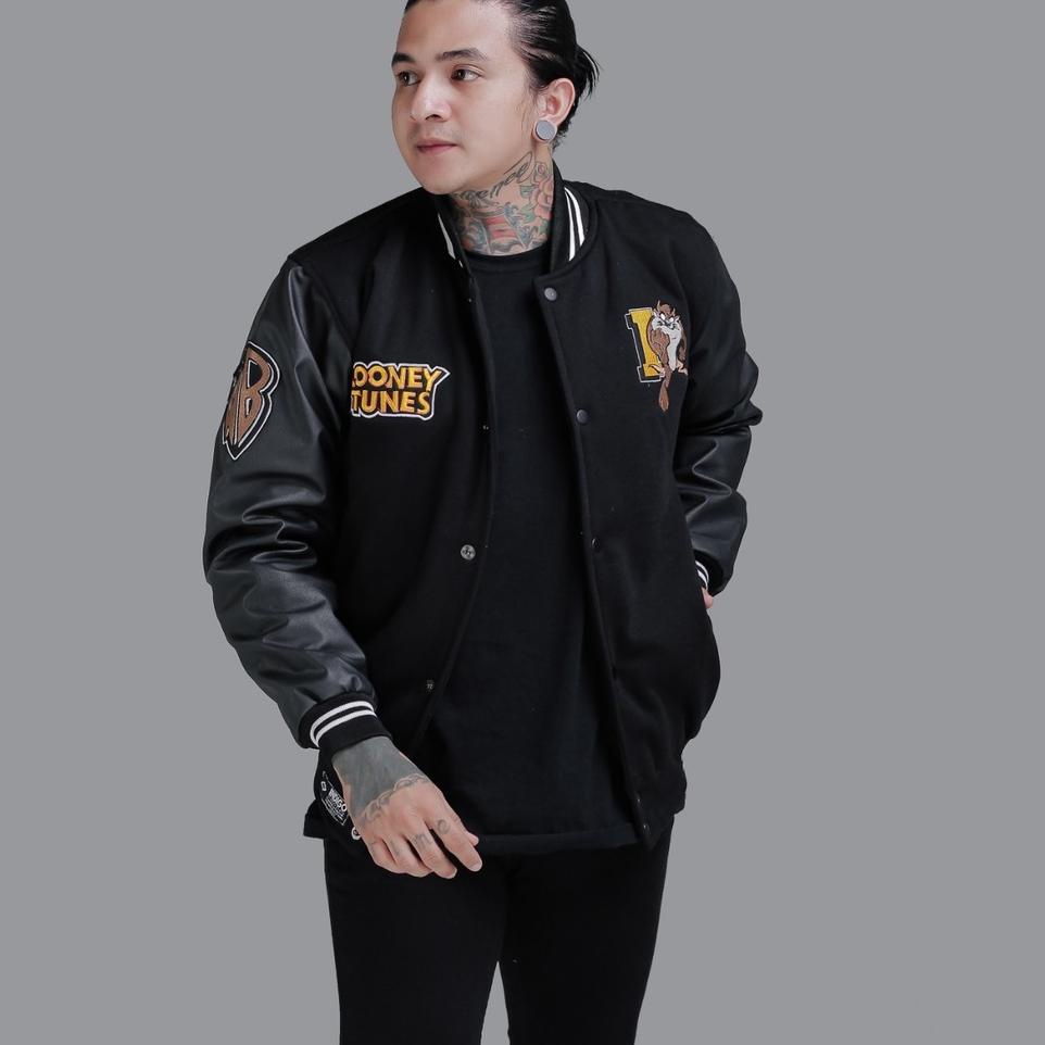 LANGSUNG ATC.. JAKET PRIA VARSITY JAKET VARSITY JUMBO BIG SIZE XXL - JAKET PRIA VARSITY BORDIR -JACK