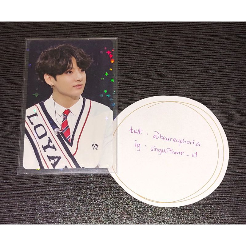 Photocard PC 4th Fanmeeting FM4 Japan BTS Jungkook