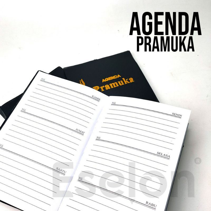 

Buku agenda / Agenda Pramuka / Notebook / Diary / Agenda murah Pramuka
