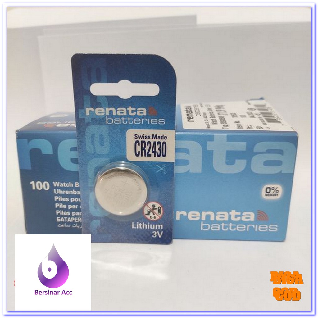 ORIGINAL RENATA CR-2430 CR 2430 3V LITHIUM BATTERY BATERE BATREI