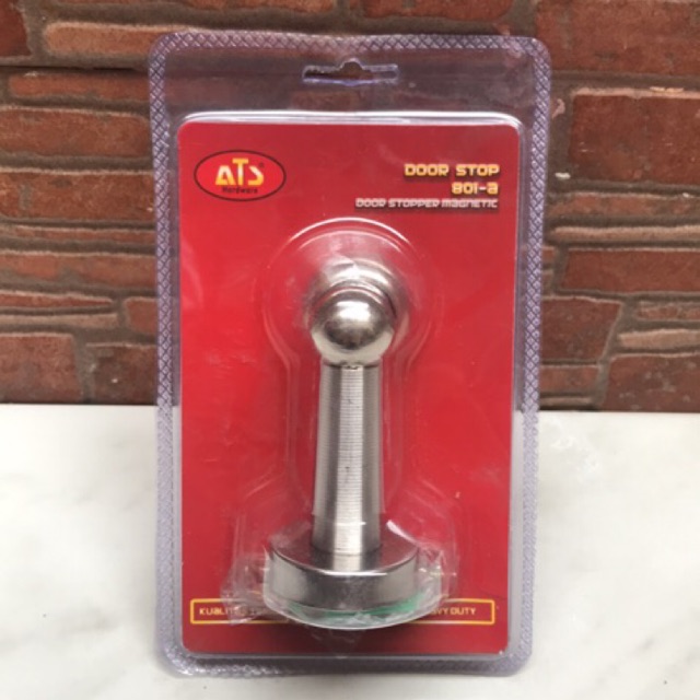 Door Stop Magnet ATS 801A Stainless - Door Stopper Magnetic 801-a - Penahan Ganjalan Pintu Stenles