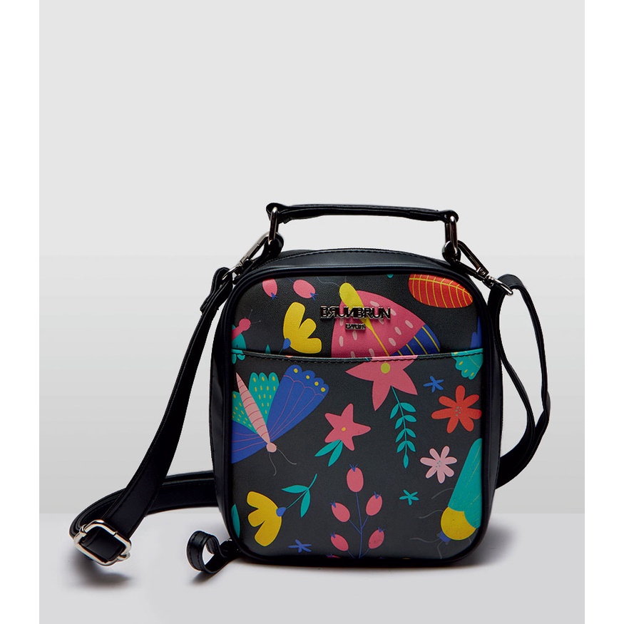 Tas Selempang Kerja Wanita Unik Lucu Bahan Kulit Butterfly Sling Original Brunbrun Paris Tas Pesta M